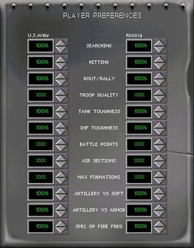 Player Preferences