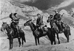 ソ連軍コサック騎兵による偵察